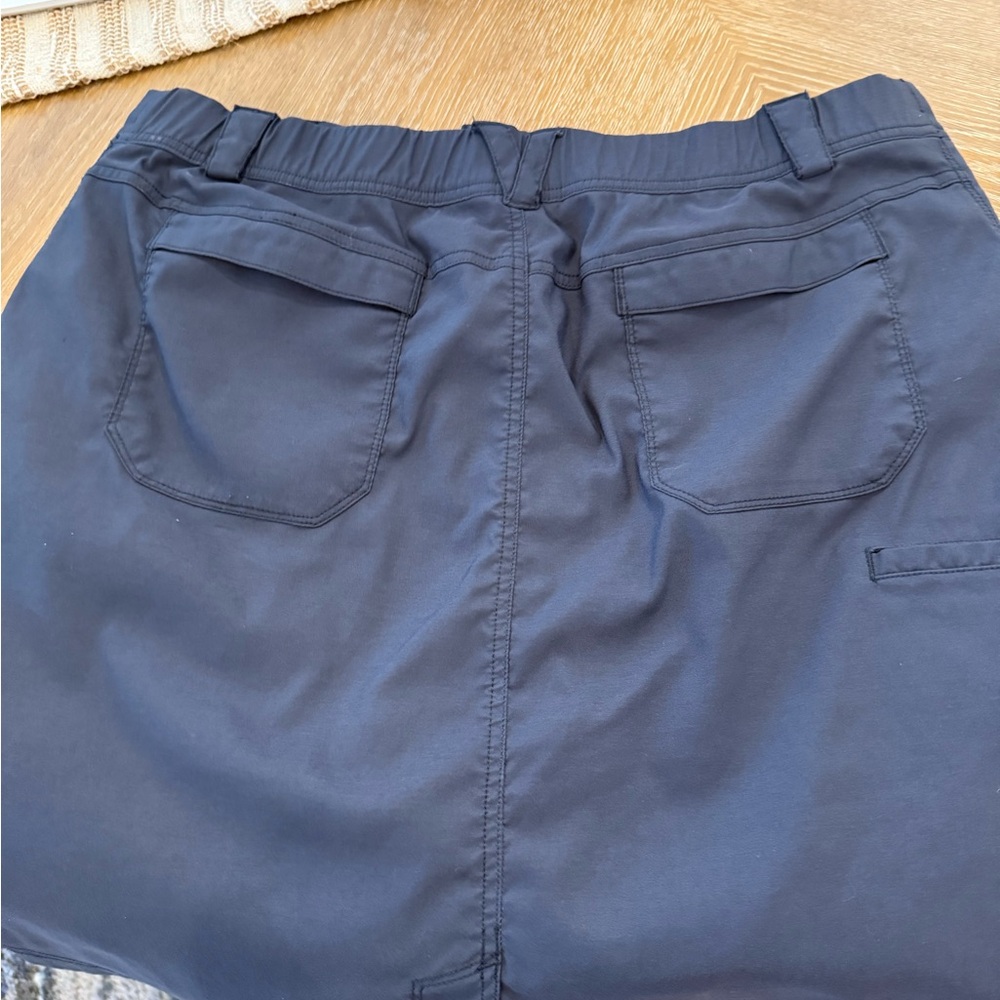 Duluth Trading Co Black Mini Pencil Skirt